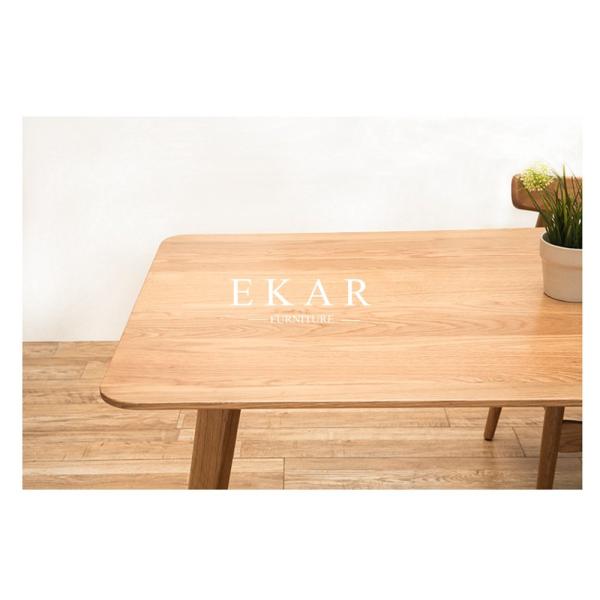 Latest Designs Solid Wood Furniture White Oak Dining Table