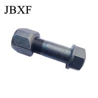 Grade 10.9-12.9 Heavy Duty Track Bolt And Nut Hexagon Carbon Steel Grey Blacks