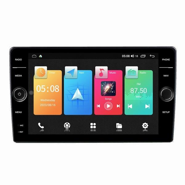 8/9/10 Botón Android 12 QELD Pantalla Radio del coche estéreo WiFi GPS navegación2G 32G CarPlay 2 Din Car Auoradio reproductor multimedia