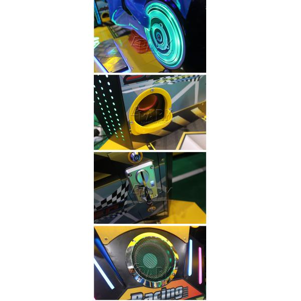 1 Player Racing Game Machine , Kids Toy On Ride Electric Car Driving Arcade Cabinet