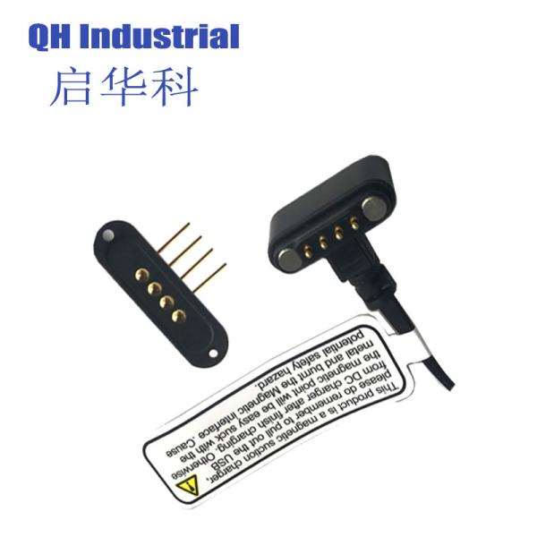 4pin 2.54mm Pitch United Kingdom ISO RoHS REACH Battery Connector Magnetic Power Connector