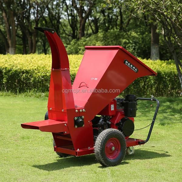 12cm Blade Crusher 192f Gasoline Tree Grinder for Horizontal Tree Branch Shredding