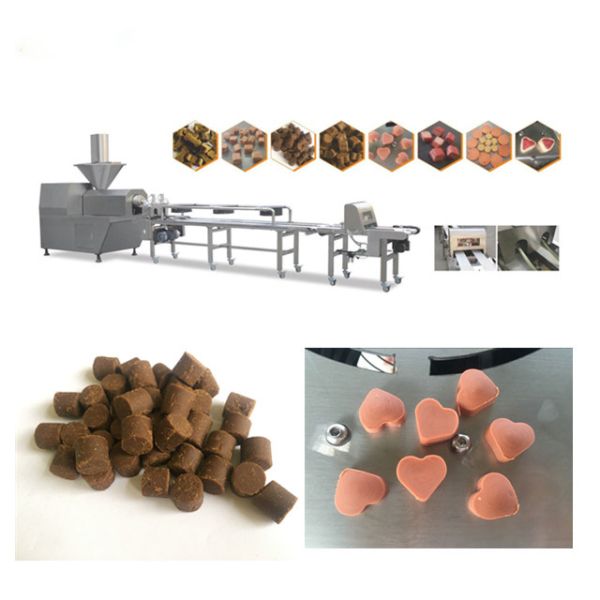 Dog Treat Cold Extrusion Pet Food Production Line For Pet Treat Making