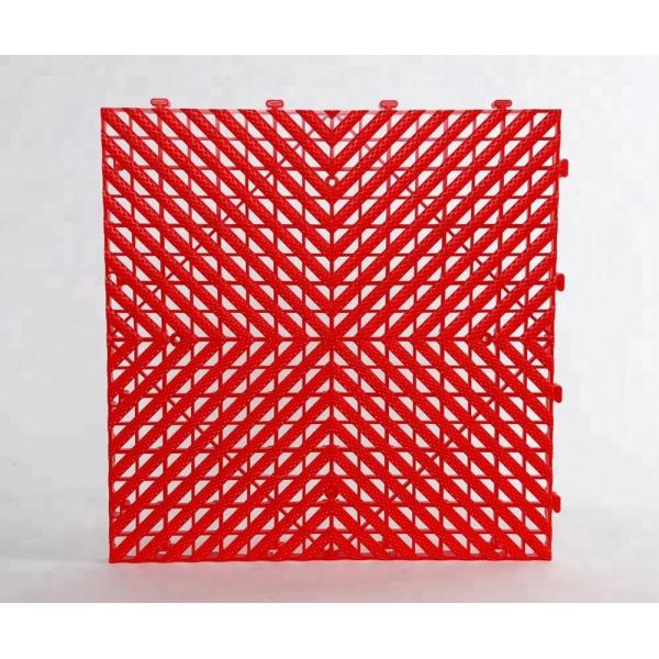 Плитки ковра гаража красного доказательства ситовины блокируя нагружают 2500N