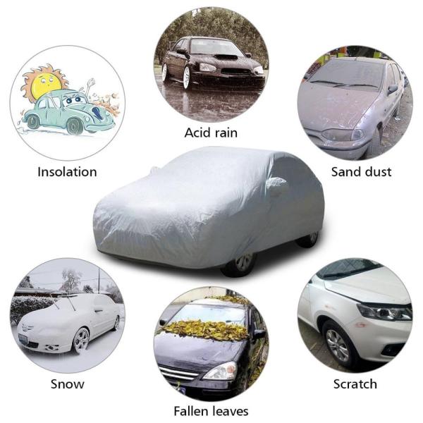 Breathable Universal Fit Car Cover , Windproof Cloth Car Seat Covers