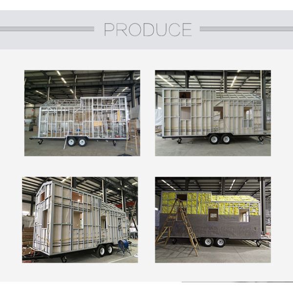 Prefab Luxury Light Gauge Tiny House On Wheels AS Standard Trailer House