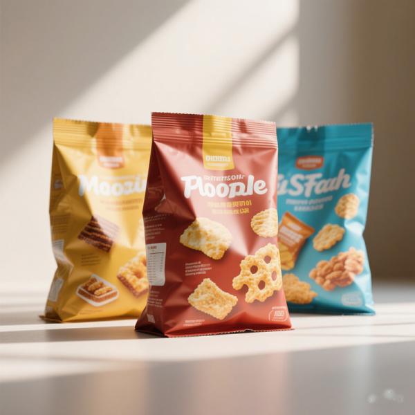 Custom Printed Metallic Mylar Bags For Snacks  0.01g/m²/day Moisture Barrier Technology