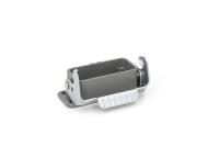 Bulkhead Mounting Heavy Duty Socket Housing With Covers Match Harting