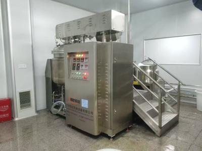 Máquina de mezcla de emulsificación al vacío de 200L para procesar crema cosmética