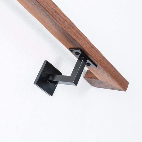 Carbon Steel Handrail Bracket for Contemporary and Minimalist Metal Stair Rail