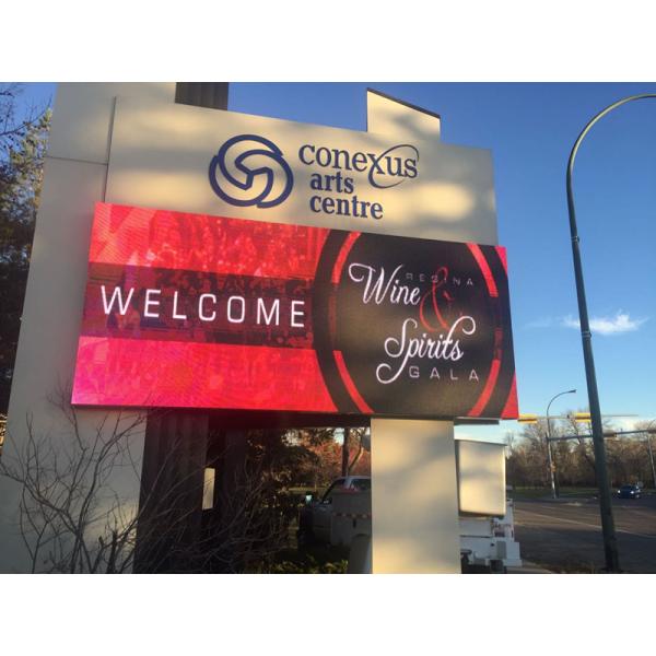 HD P6 SMD3535 Gigant Outdoor Advertising LED Display Billboard , Exterior Pantalla Led Mexico