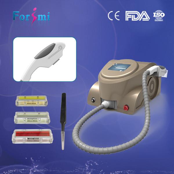 High efficient mulit-function 16×50mm 2500w input power ipl laser hair removal machine price