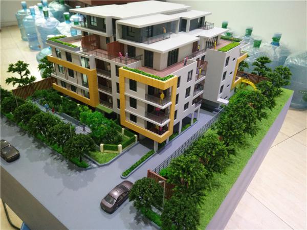CNC Laser Cut Architectural Model , Commercial Small Scale Building Models
