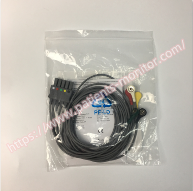 989803160721 Patient Monitor Accessories PHiliph Efficia Adult 5 Lead Snap IEC