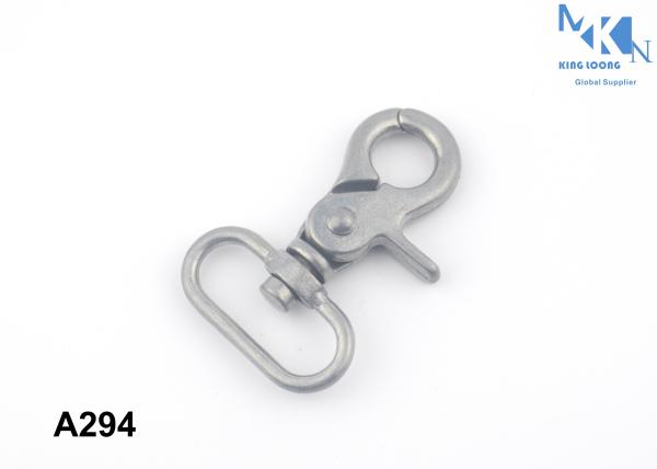 Metal Swivel Eye Bolt Bag Snap Hook Laser , Engrave Customized Logo