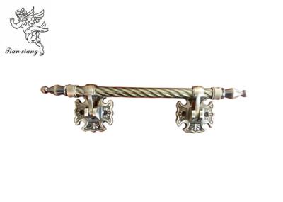 Estilo de bronze antigo de Zamak Decoratio Europa do punho do caixão do metal com o tubo de aço da torção