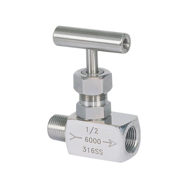 SS316 Steel Needle Valve 6000PSI With Shutoff / Regulating