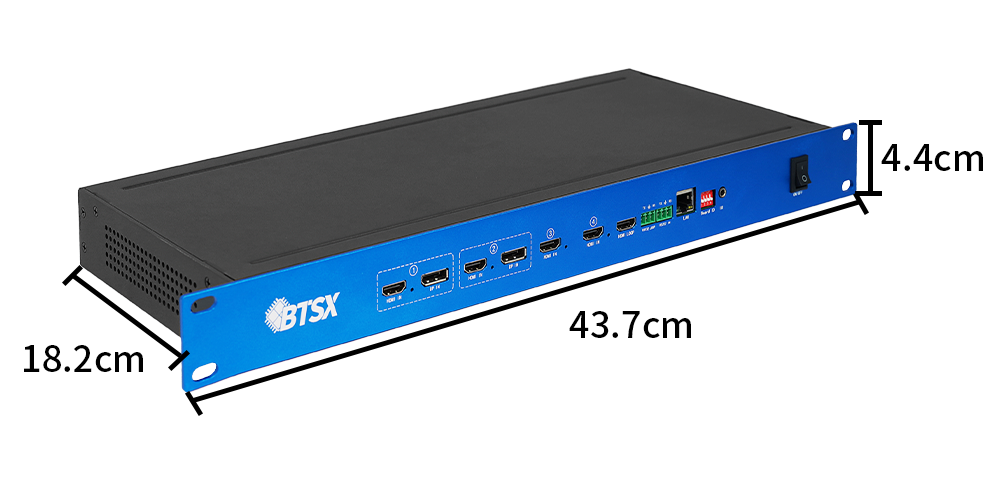 4K60Hz Video Wall Controller with Seamless Switching and Multi-Window Control for Ultra-Large Screen Walls