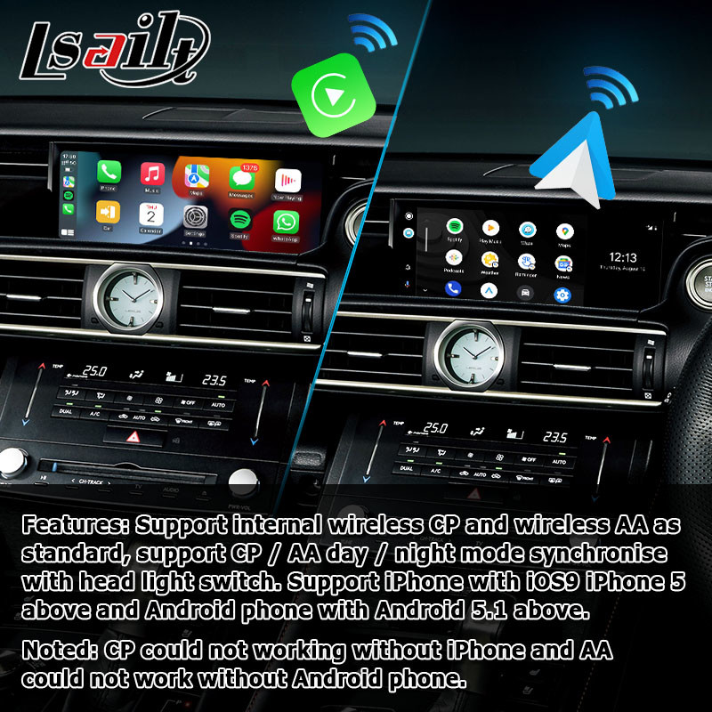 Радиотелеграф carplay для автомобиля андроида Lexus RC RC350 RCF RC200t RC300h RC300