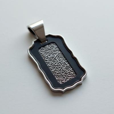 Custom Classic Pattern Stainless Steel Men's Pendant
