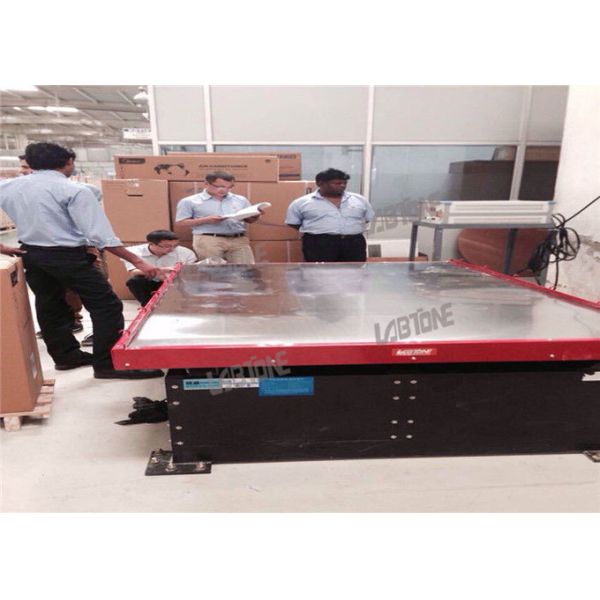 Mechanical Shaker Table for Vibration Testing 2-5Hz Frequency Range 120 x 150 cm Table Complies with ISTA ISO and IEC Standards