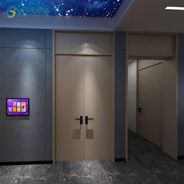 Entrada de aço inoxidável para residências comerciais Porta exterior insonorizada