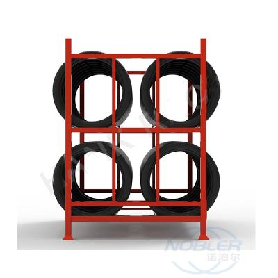 Rack de armazenamento de pneus de caminhão pesado OEM China comercial dobrável