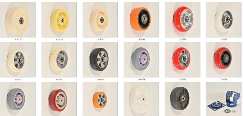 Loading Trolley Wheels Heat Resistant Caster Wheels 150–250°C Lockable Rigid Swivel Production Lines