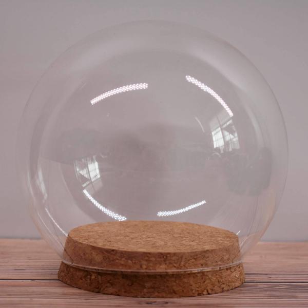 1 polegada afilou a abóbada natural DIY Toxicless inodoro de Cork Lids Plug Glass Round