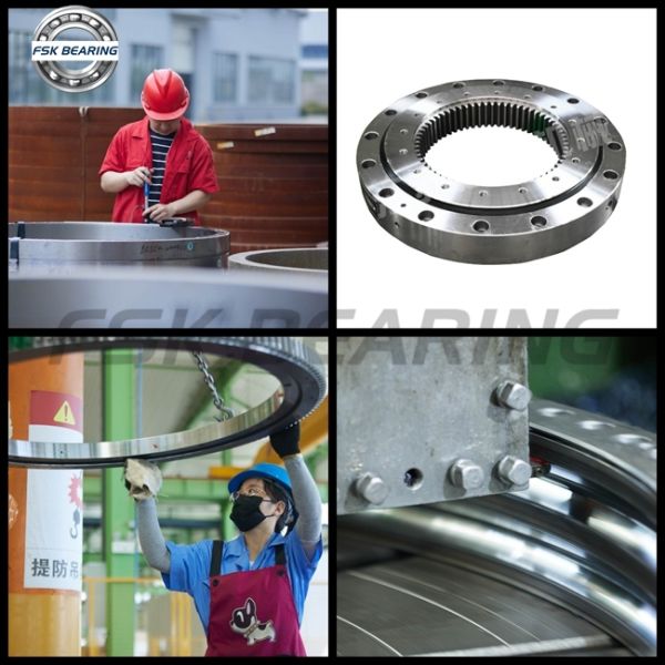 Light Single Row WD-060.20.0744 Slewing Bearing Tower Crane Accessories Thin Type And High Quality