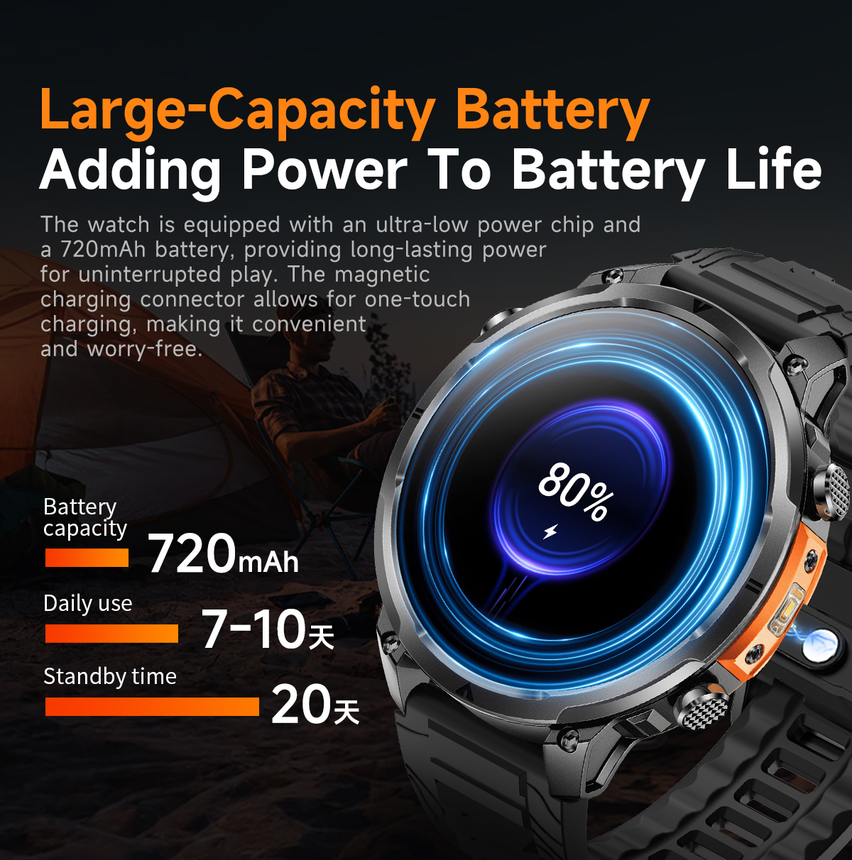 Smart Watch 2026 MK100 GPS 44-49mm TFT HD Screen Ultra High Precision Outdoor IP68 Fitness Tracker Multisport Tracker for Men