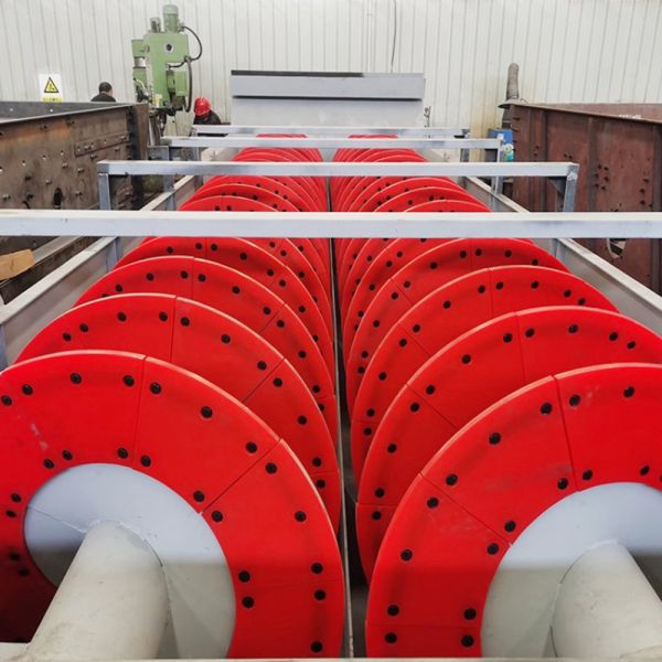 Sand screw Washer  Spiral Sand Washing Machine high cleaning efficiency Energy Saving Mining Equipment wear-resistant steel Screw Sand Washer Machine for Gravel Pebble Basalt