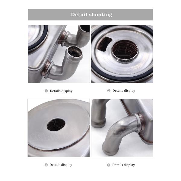 Машинные части маслянный охладитель 98480768 нержавеющей стали маслянного охладителя для Фиат DuCATEo 2,5 TD &2.8 TD JTD