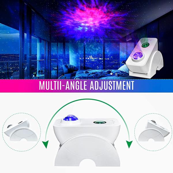 Форма светлого репроектора ночи WiFi умная квадратная с режимом музыки