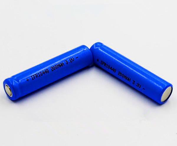 Bateria IFR 10440 3.2V 200mAh recarregável da luz de emergência 12V LiFePO4