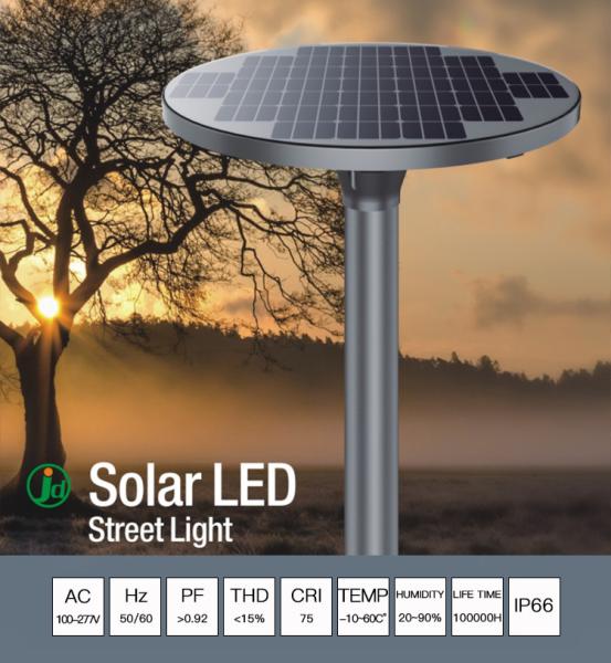 O CE ROHS IP66 exterior toda em um solar ilumina-se