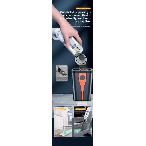 Wireless Stick Handheld Vacuum Cleaner Maximum Runtime 30min Ideal for Garage Cleaning