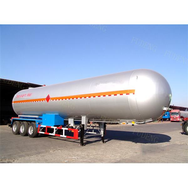 59700 Liters 25 Ton LPG Tank Trailer With 20% Vapor Space ,  LPG Transport Trailer