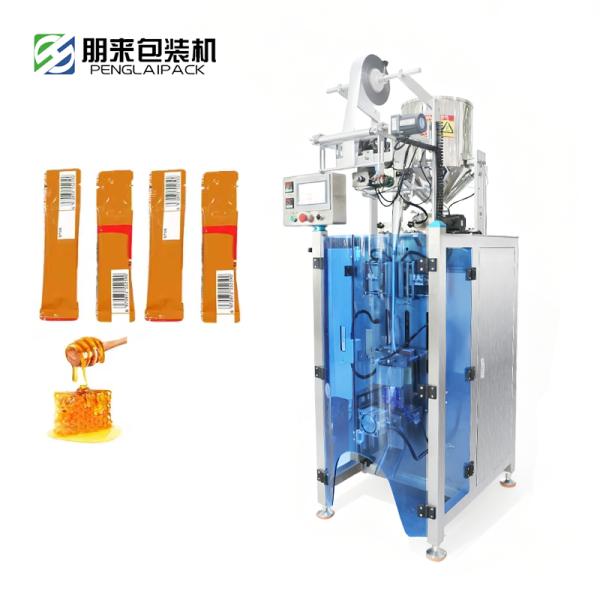 High Speed Honey Ketchup Tomato Sauce Paste Sachet Automatic Packing Machine Back Sealing Liquid Packing Machine Automatic Filling Machine CE Servo Drive Liquid Packaging Machine