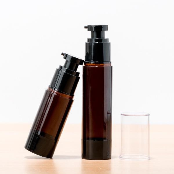 Brown Empty Airless Pump Bottles Lotion Mist Spray Skin Care Cosmetic Bottle