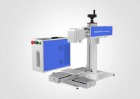 Máquina de marcação a laser de fibra óptica de plástico portátil portátil plataforma de trabalho por turno elétrico
