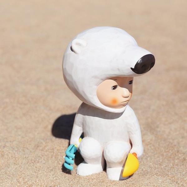 ISO9001 Handmade Wooden Dolls Wooden Exhibition Multiple Purpose