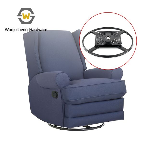 360-degree Swivel Chair Base Furniture Accessories Rotating Recliner Bracket Sofa Mechanism Office Chair Bottom Plate