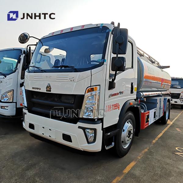 Low Price HOWO 10m³ Euro2 Euro3 Gasoline Petrol Diesel Light Fuel Oil Delivery Truck Tanker Turck