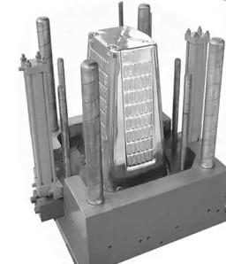 Outdoor Trash / Garbage Bin Mould Custom Mold Injection Steel