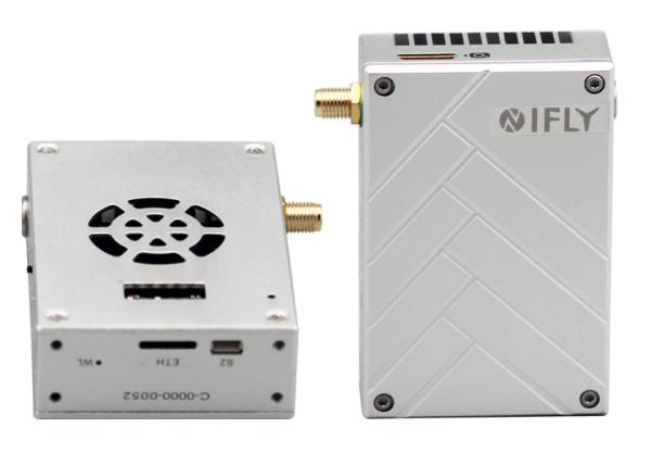 10-12km Plug to Play TDD-COFDM full duplex wireless digital UAV Data Link Radio