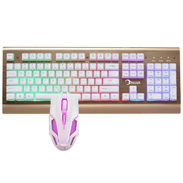 Reccazr KC709 Mechanical Keyboard And Mouse Combo With LED Lighting 