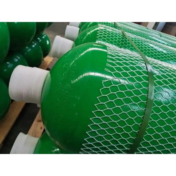 Red CNG-1 Natural Compressed Seamless Steel 325-55L Gas Cylinder for Nontoxic Storage