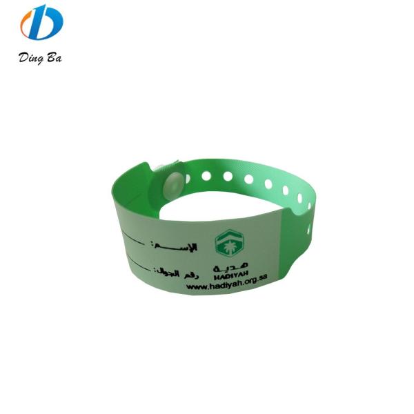 Jewelry Type Bracelets Eco-Friendly Plastic Disposable for Concerts PVC/Vinyl Wristbands