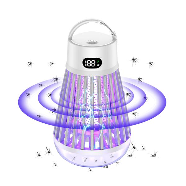 3-In-1 Mosquito Killer Lamp Outdoor Camping Light Charging Night Light Home Mosquito Catcher